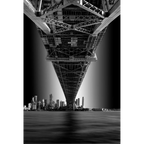 Sydney Harbour Bridge - Fine Art Black and White by Ben Wilkinson