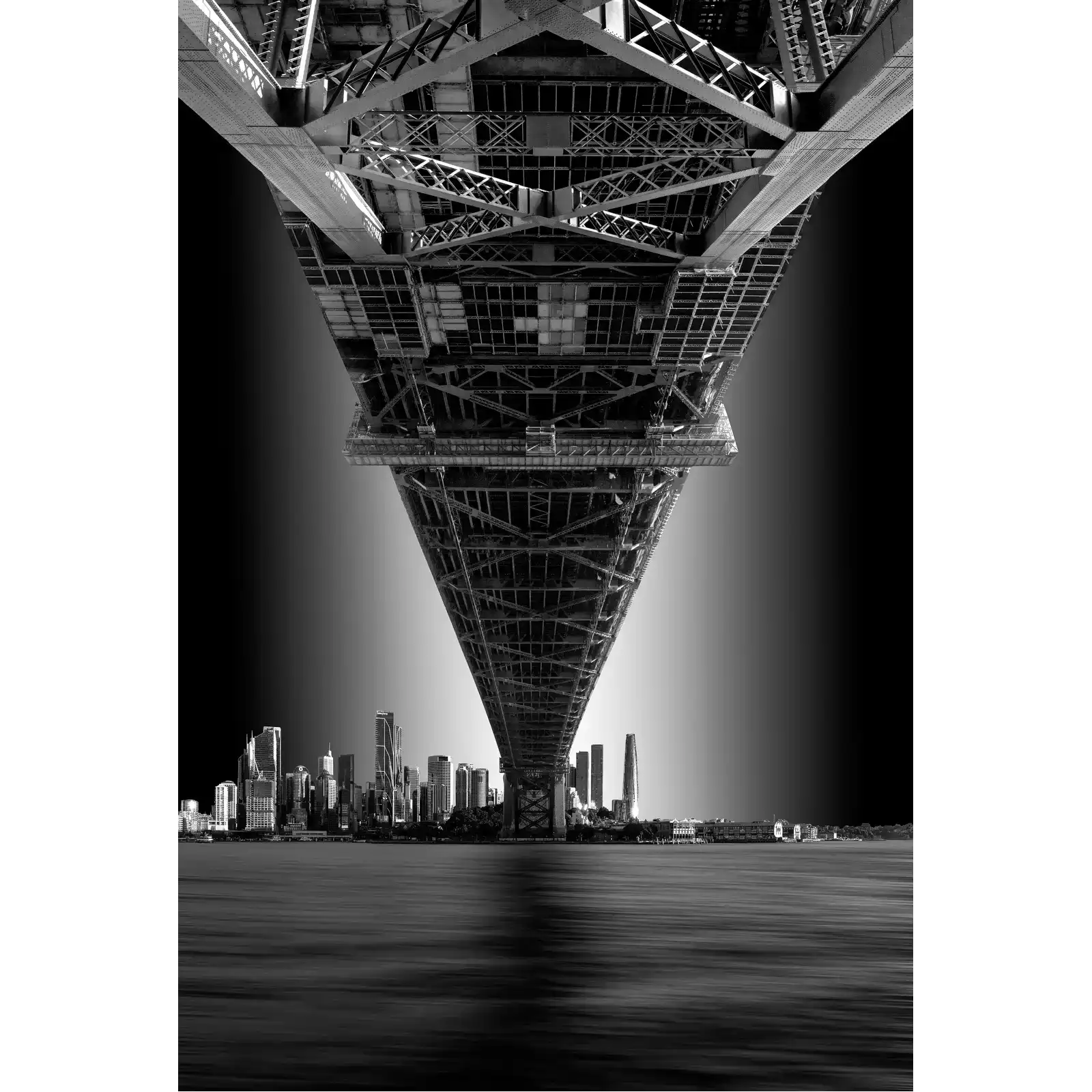 Sydney Harbour Bridge - Fine Art Black and White by Ben Wilkinson