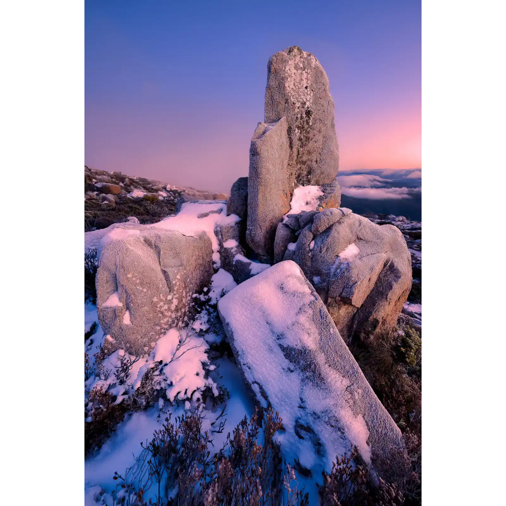 kunanyi sunrise by Ben Wilkinson