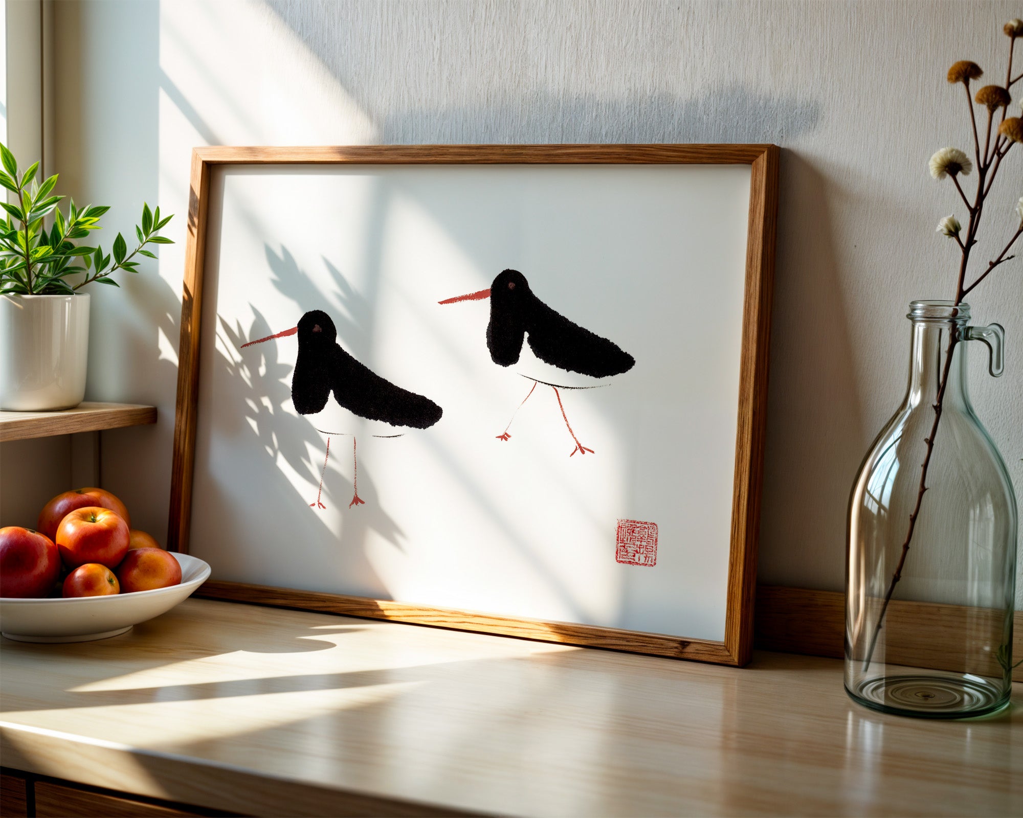 Oyster Catcher By Susie Collis