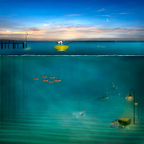 An Evening Swim by Suellen Saidee Cook