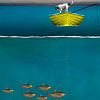 An Evening Swim by Suellen Saidee Cook