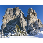 Frenchmans Cap southeast face, Tasmania by Grant Dixon