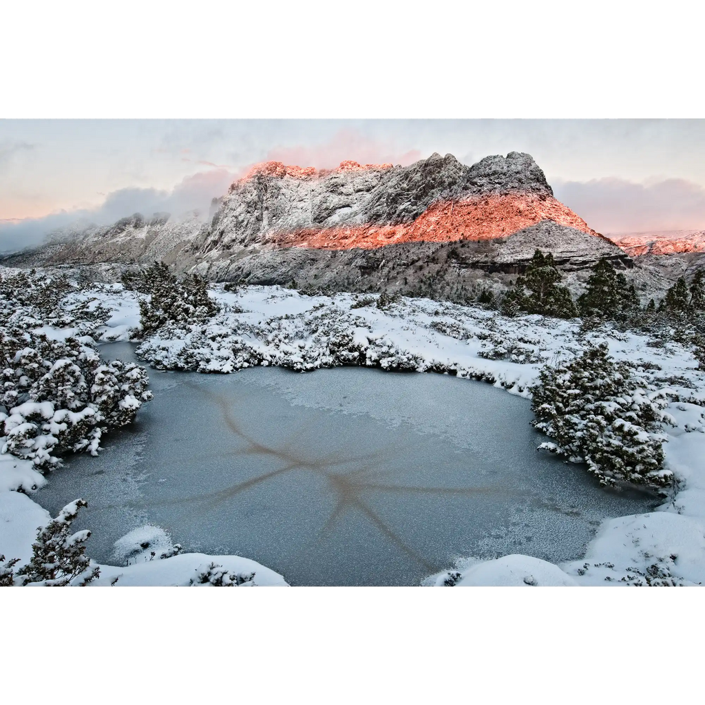 Cradle Mountain snowy dawn, Tasmania by Grant Dixon