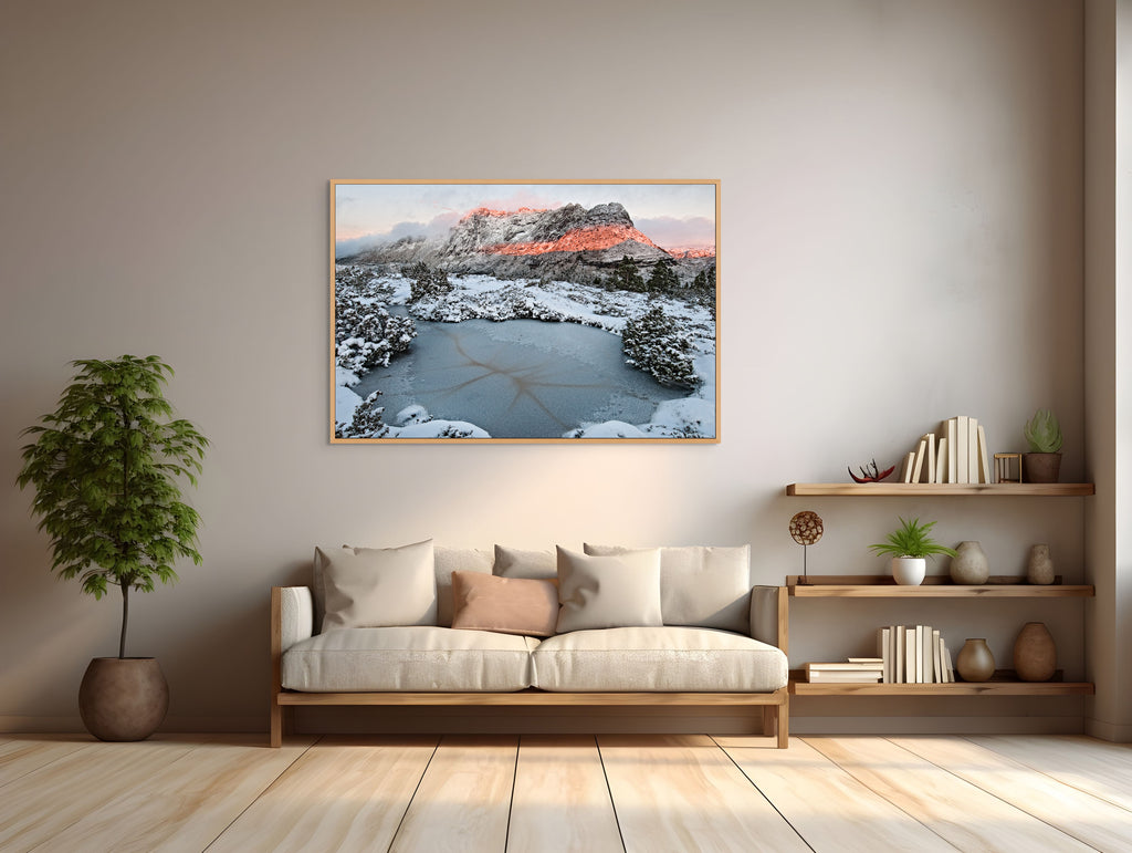 Cradle Mountain snowy dawn, Tasmania by Grant Dixon