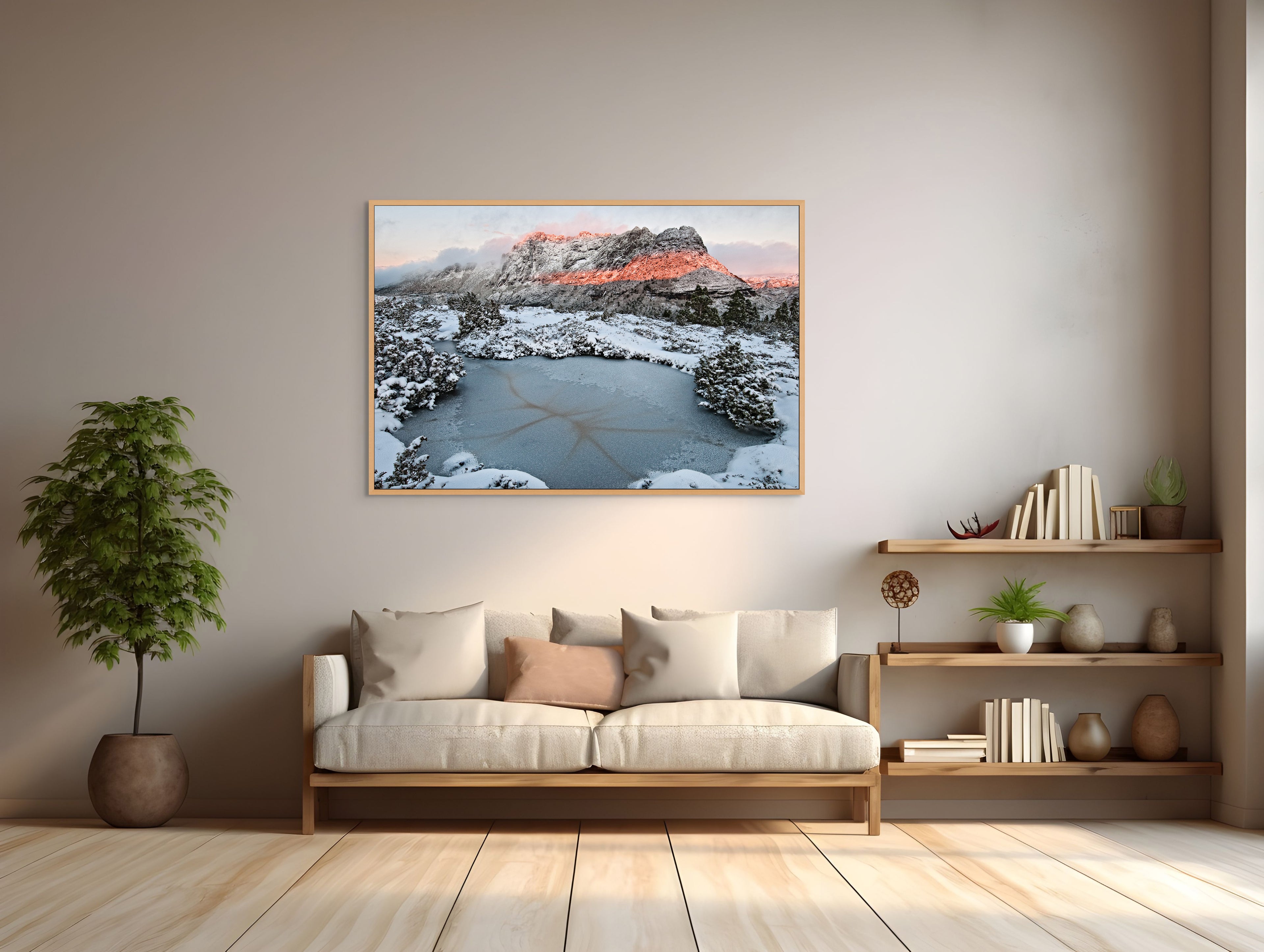 Cradle Mountain snowy dawn, Tasmania by Grant Dixon