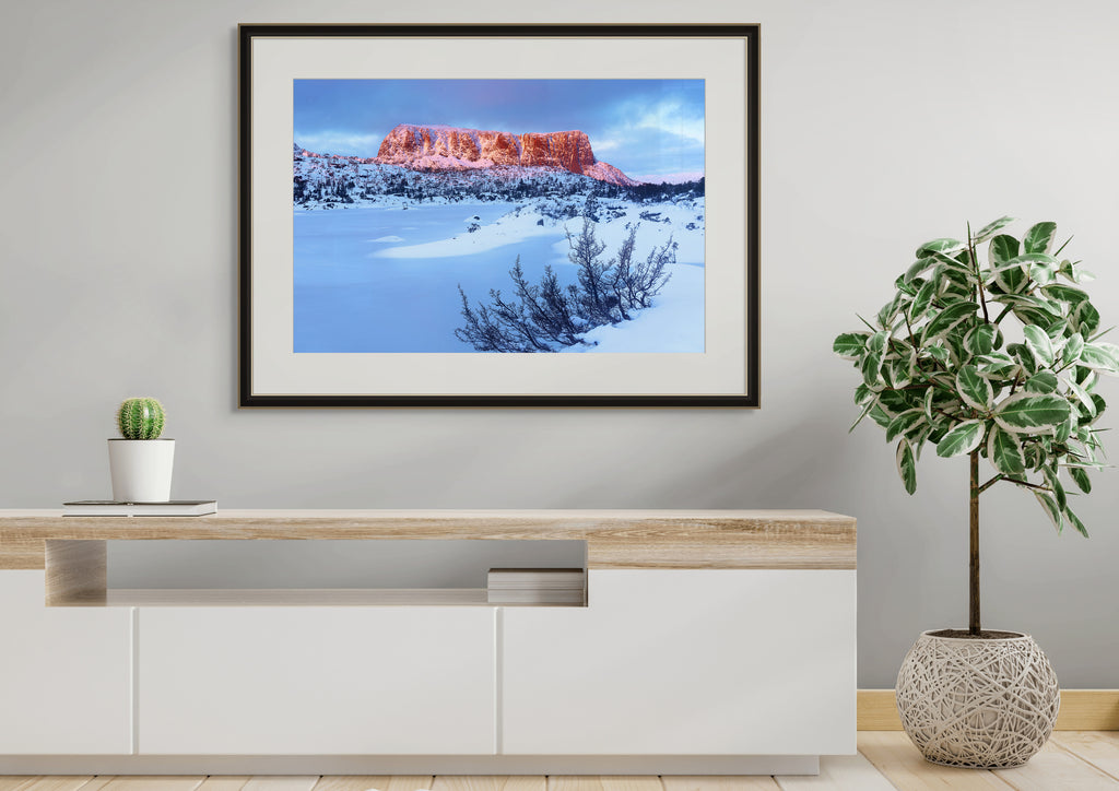Acropolis winter sunset, Tasmania by Grant Dixon