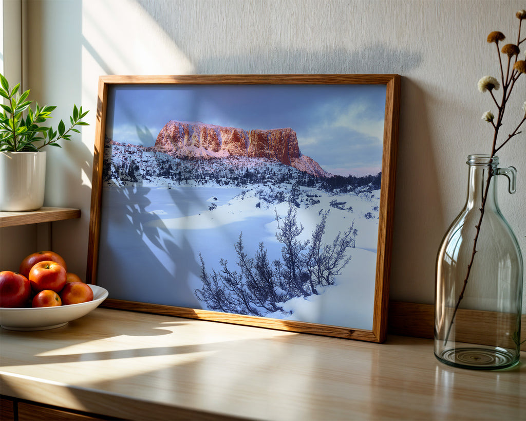 Acropolis winter sunset, Tasmania by Grant Dixon