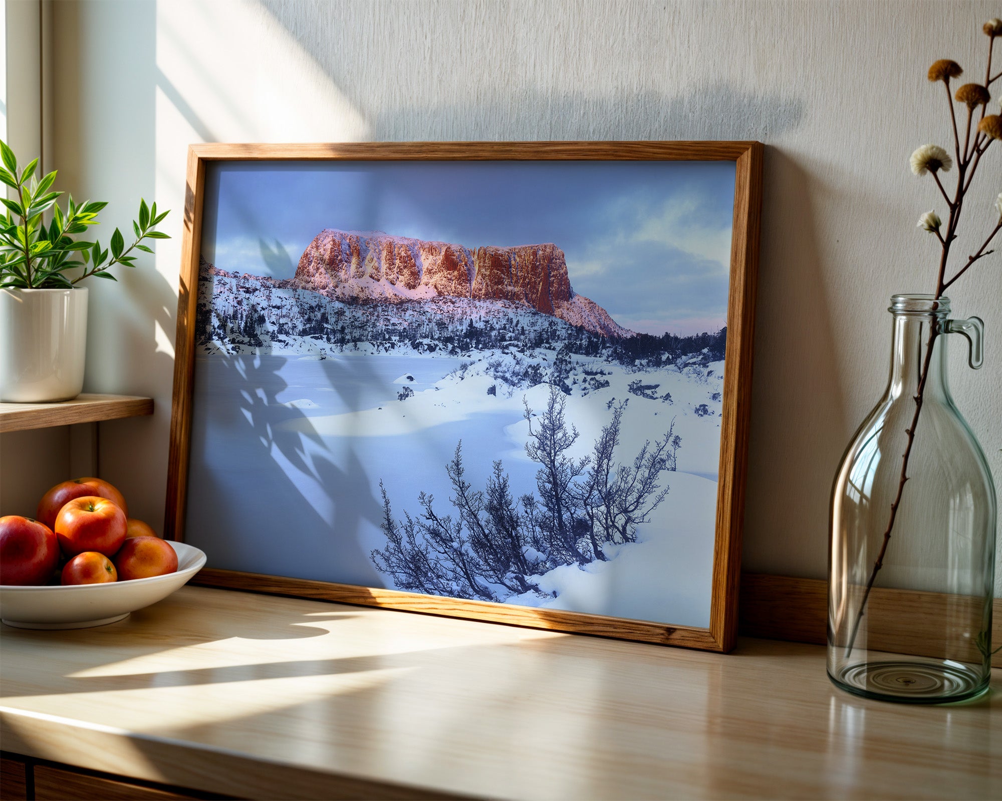 Acropolis winter sunset, Tasmania by Grant Dixon