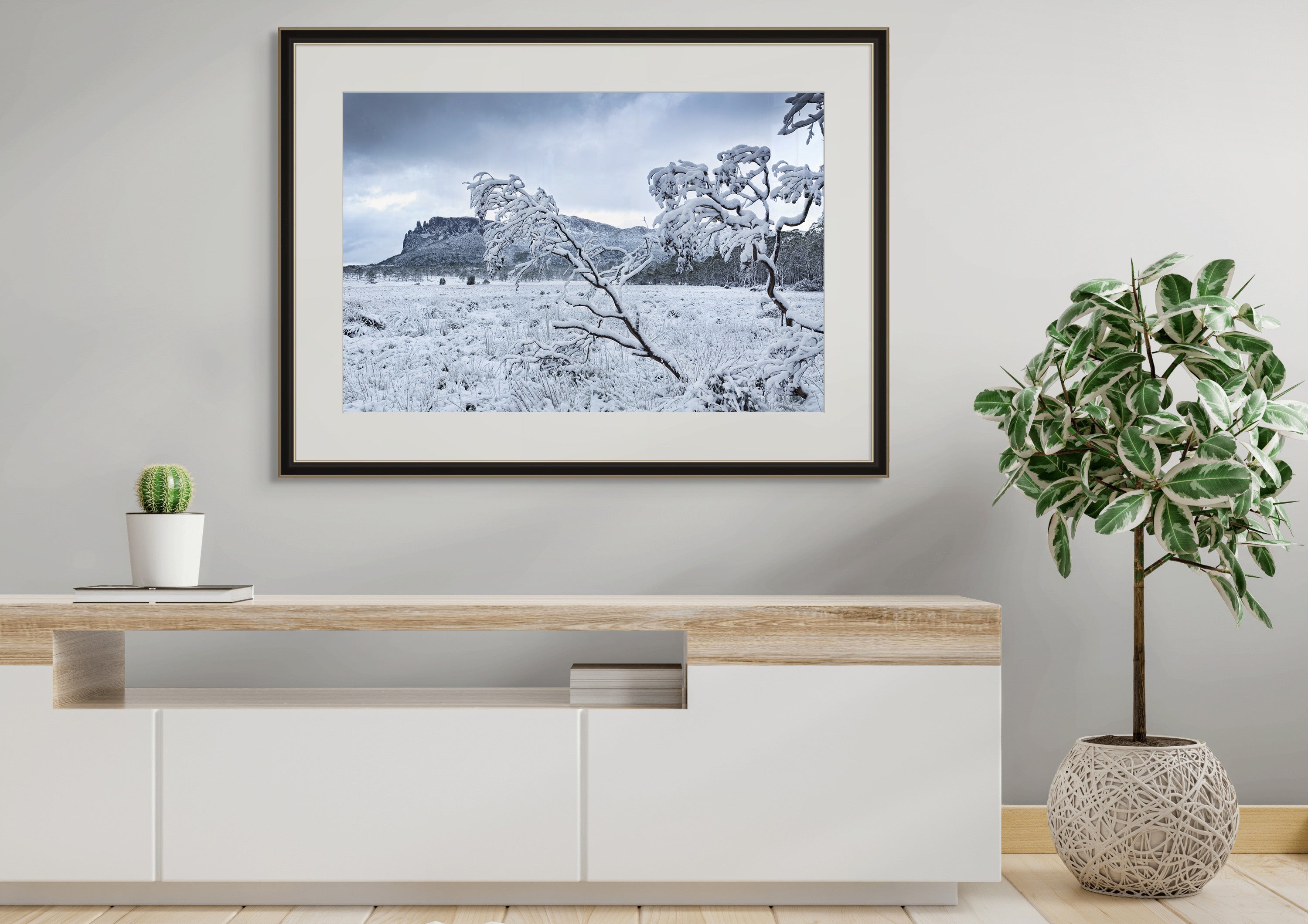 Oakleigh snowy dusk, Tasmania by Grant Dixon
