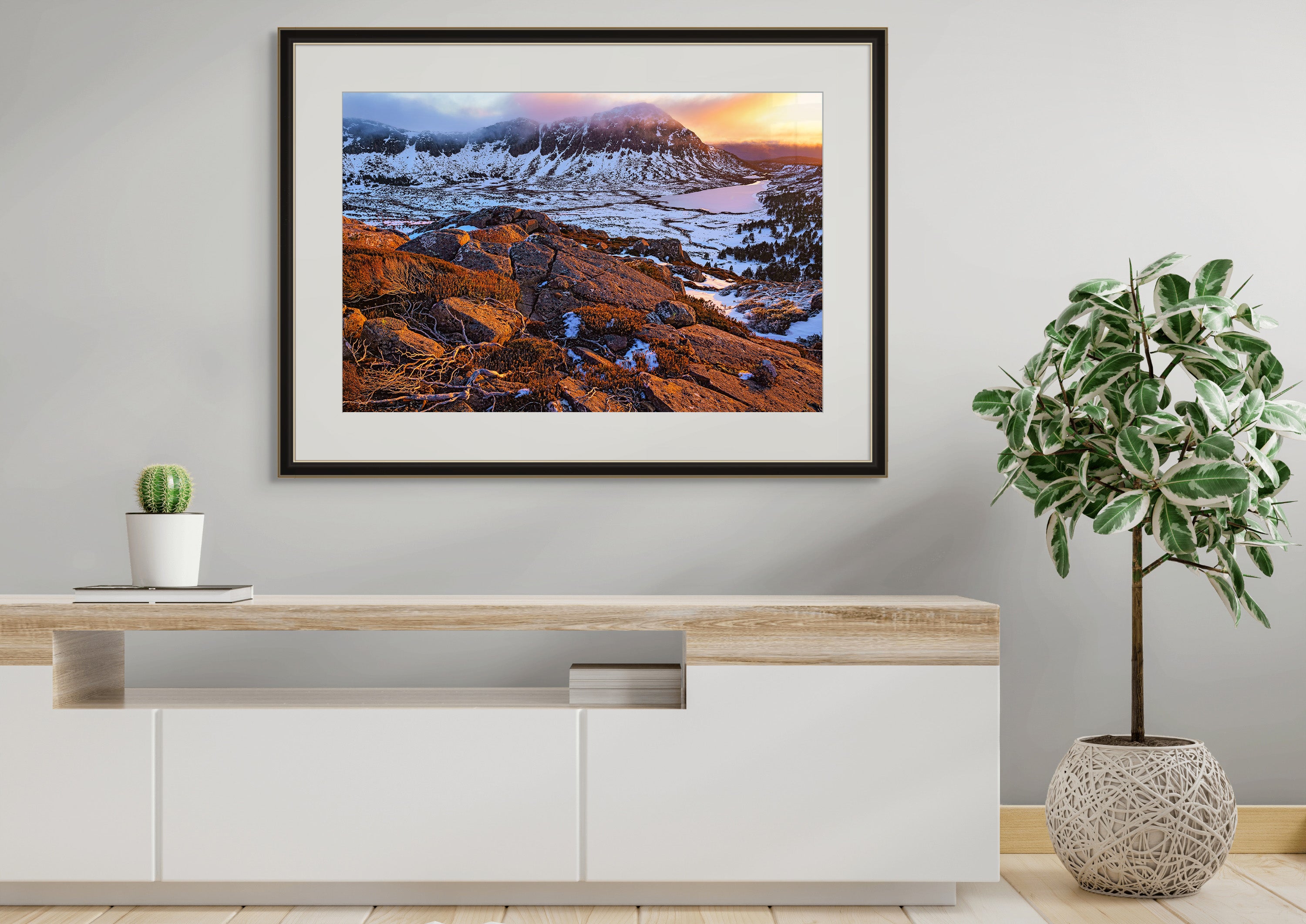 Walls of Jerusalem winter sunset #1, Tasmania by Grant Dixon