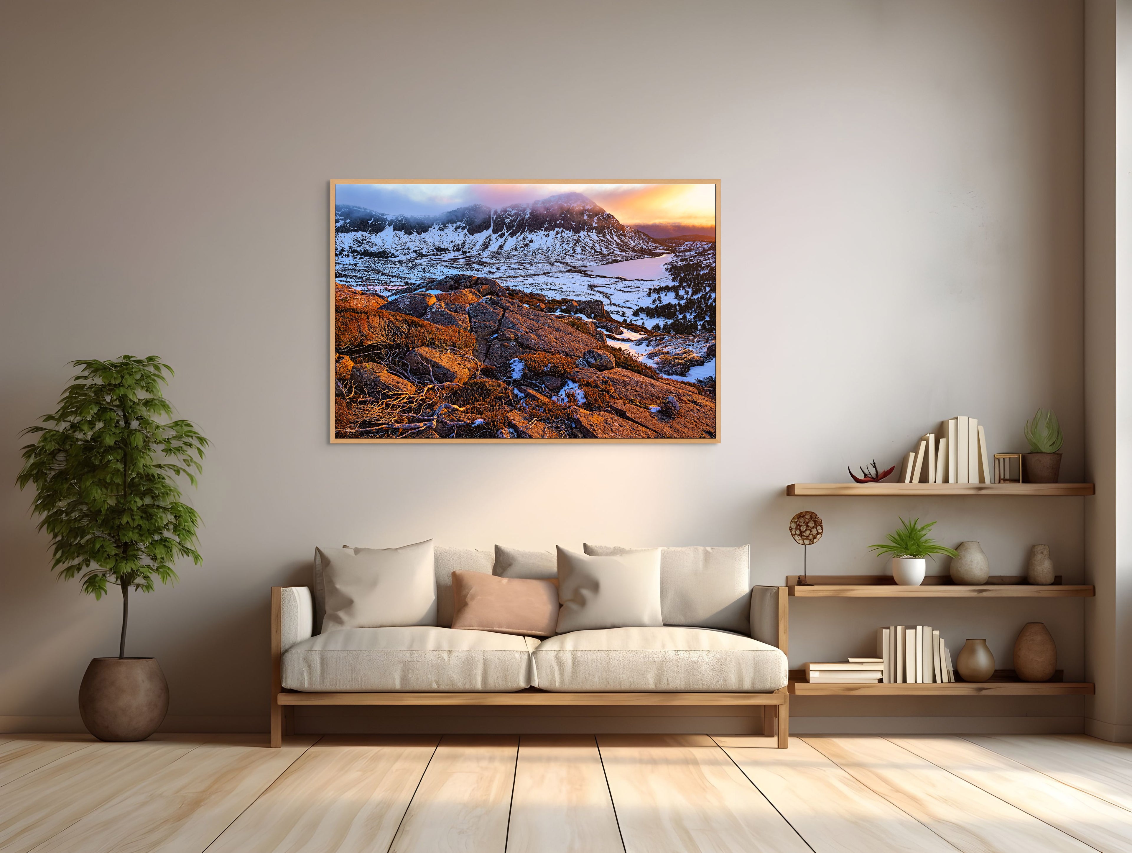 Walls of Jerusalem winter sunset #1, Tasmania by Grant Dixon
