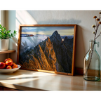 Quartzite peaks at dawn, southwest Tasmania by Grant Dixon