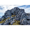 Folded quartzite, Arthur Range, southwest Tasmania  by Grant Dixon
