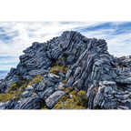 Folded quartzite, Arthur Range, southwest Tasmania  by Grant Dixon