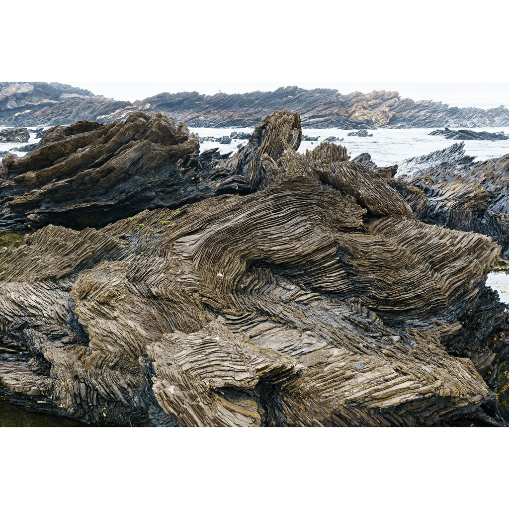 Oonah folding, Clydies Corner, Spero-Wanderer region, Tasmania by Grant Dixon