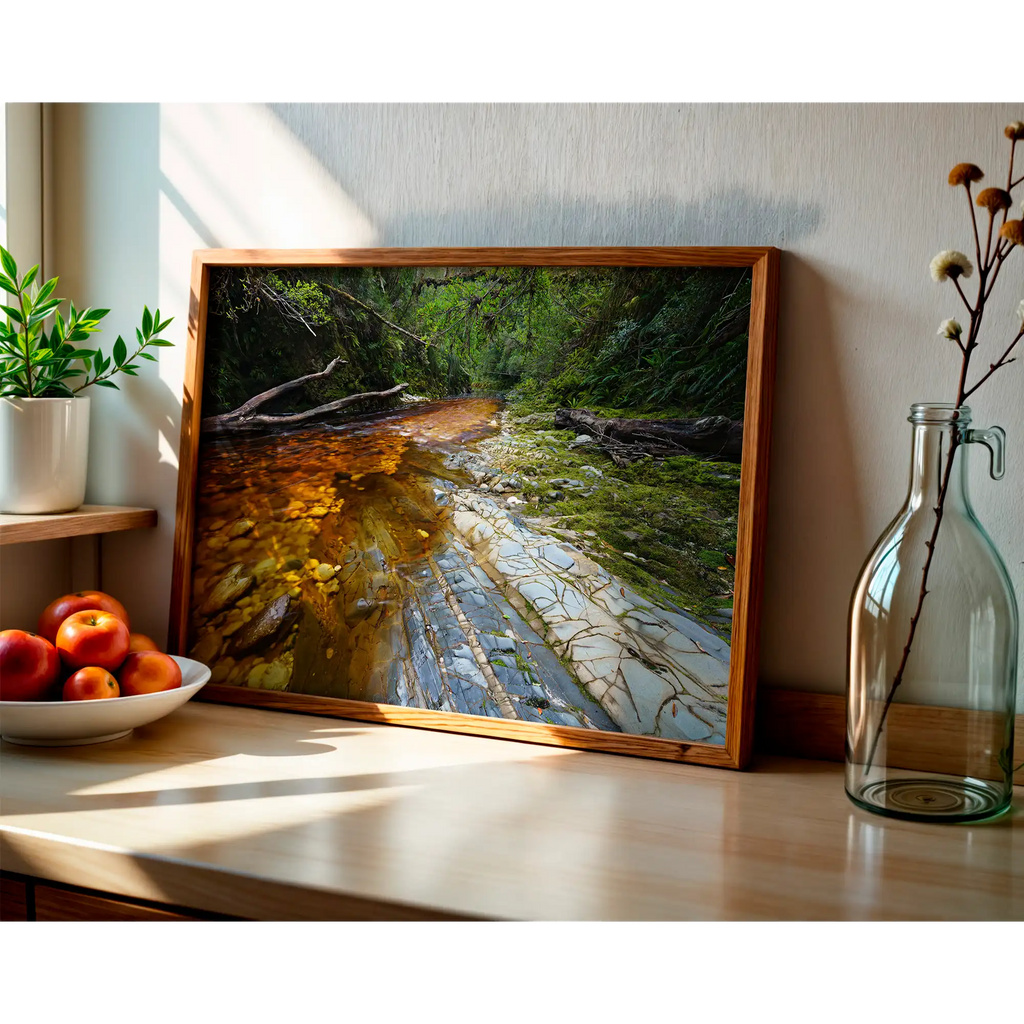 Cambrian strata, Spero River, Spero-Wanderer region, Tasmania by Grant Dixon