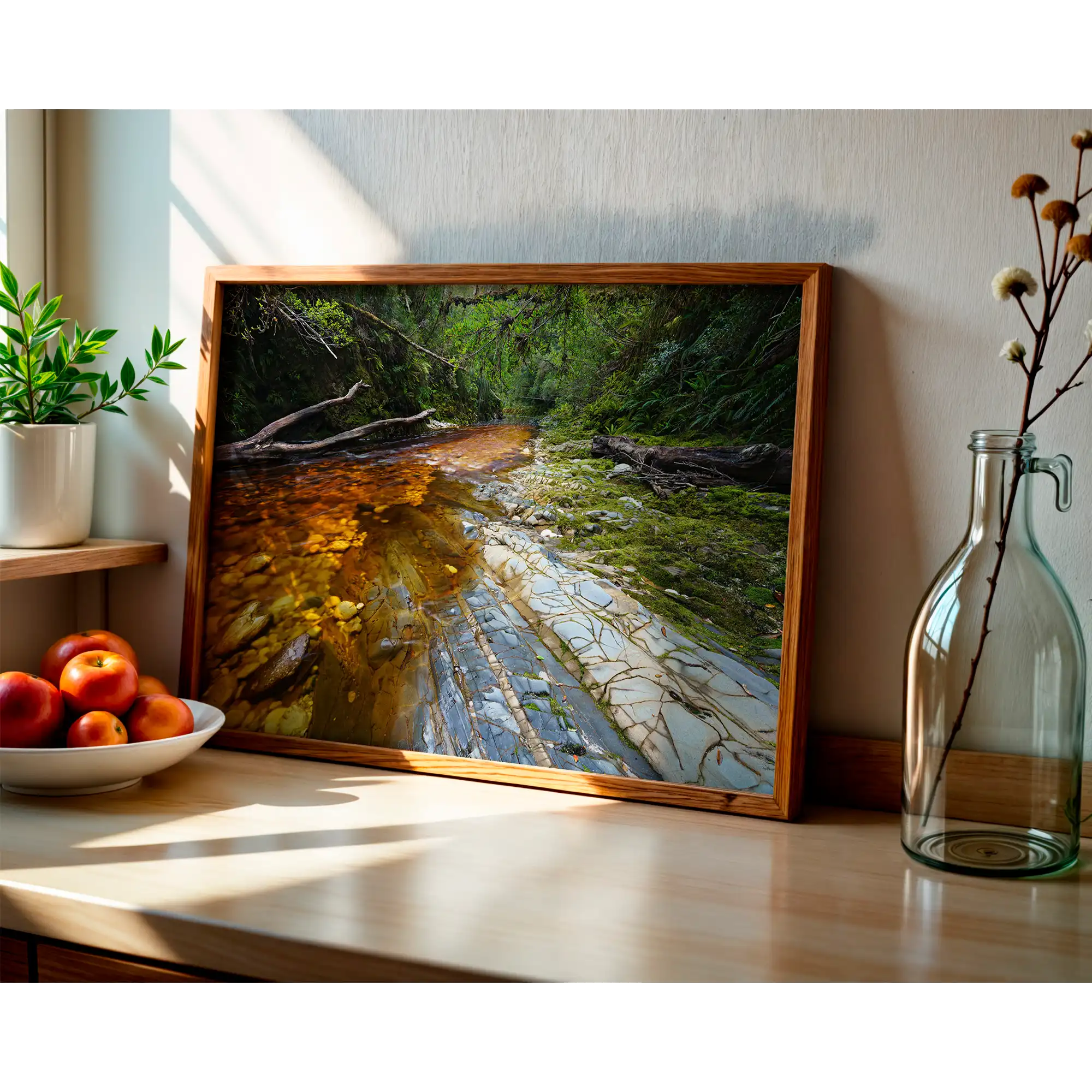 Cambrian strata, Spero River, Spero-Wanderer region, Tasmania by Grant Dixon