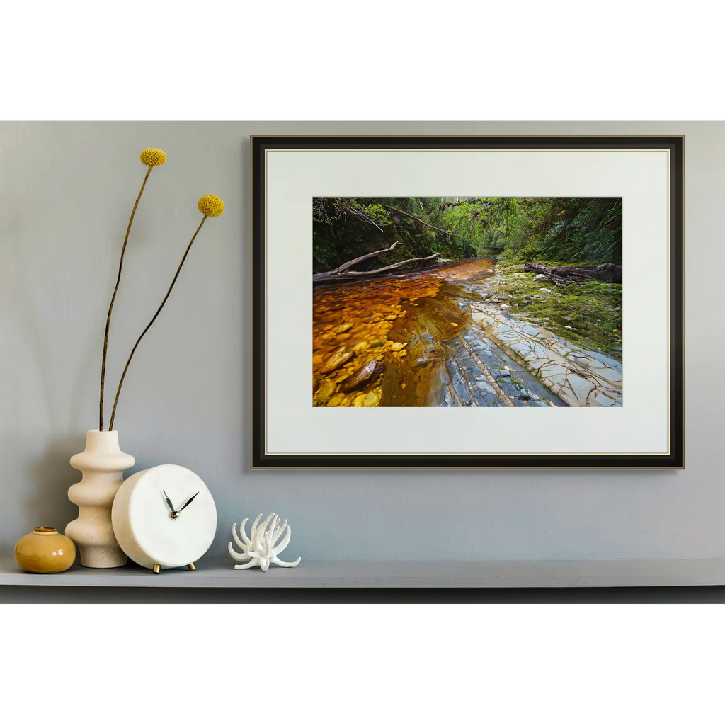 Cambrian strata, Spero River, Spero-Wanderer region, Tasmania by Grant Dixon