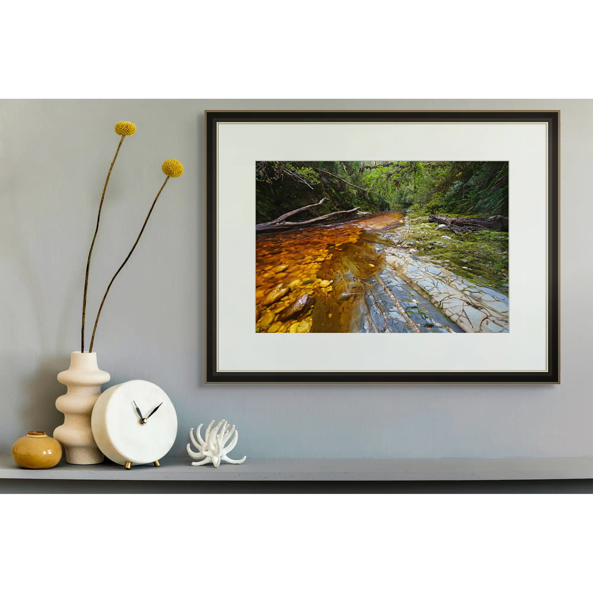Cambrian strata, Spero River, Spero-Wanderer region, Tasmania by Grant Dixon