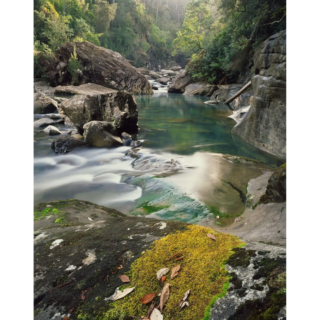 Douglas Gorge in the Douglas-Apsley National Park, Tasmania by Peter Dombrovskis