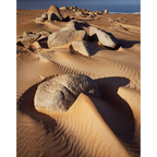 Dunes and Granite, Tarkine Wilderness, Tasmania by Peter Dombrovskis