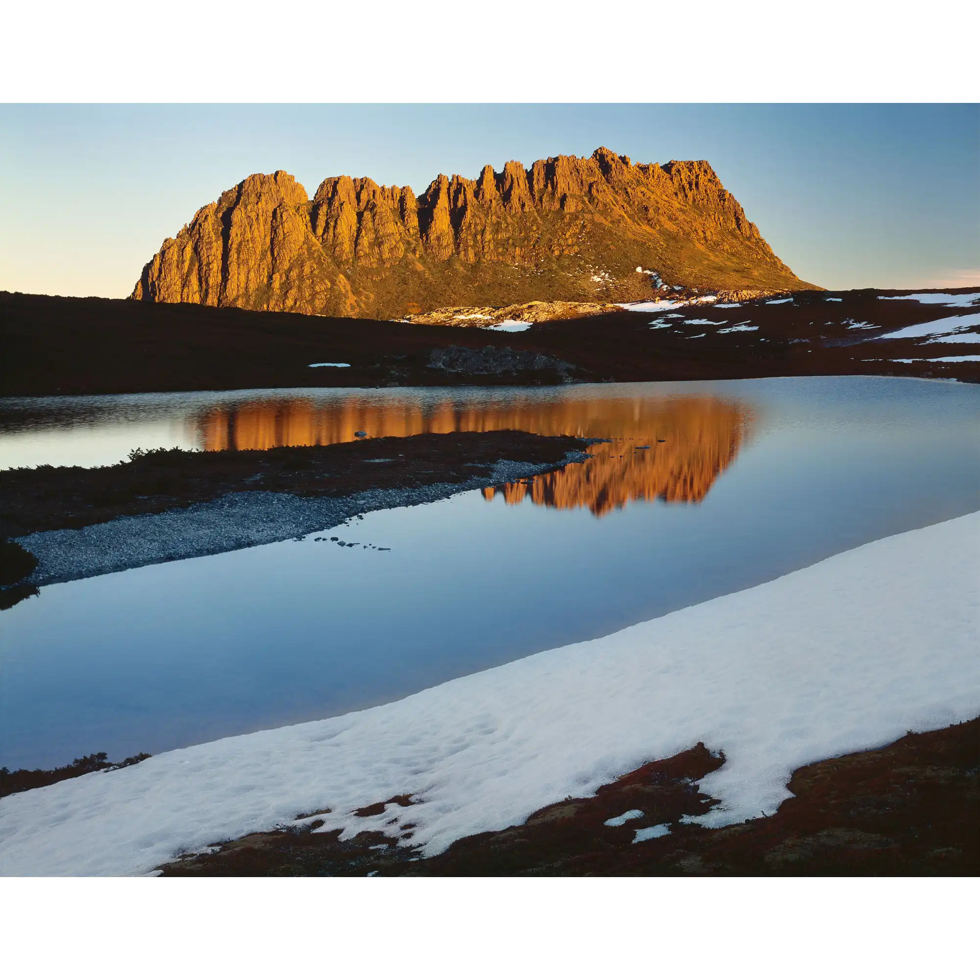 Cradle Mt & Kathleens Pool, Tasmania by Peter Dombrovskis