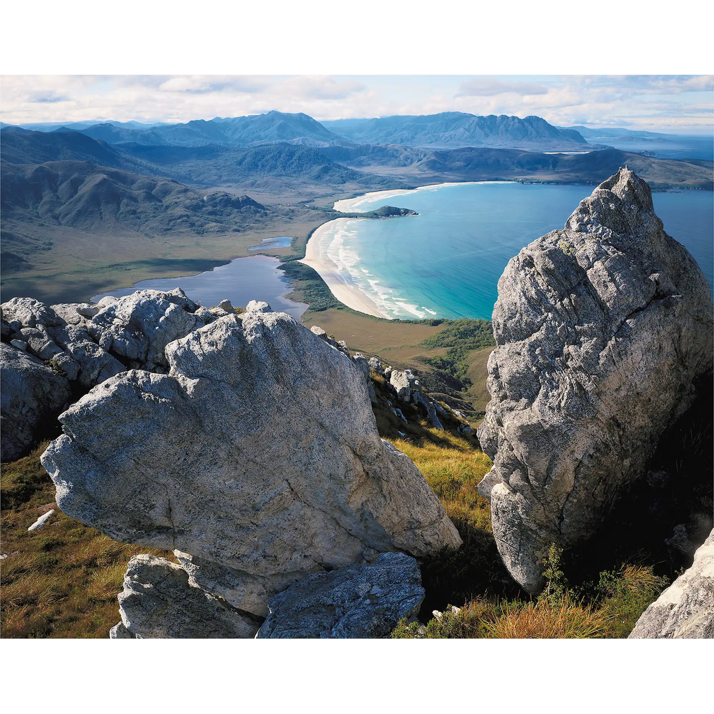 Cox Bight from New Harbour Range, southwest Tasmania by Peter Dombrovskis
