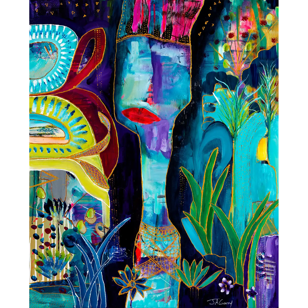 Pharaoh at night by Julia Garry
