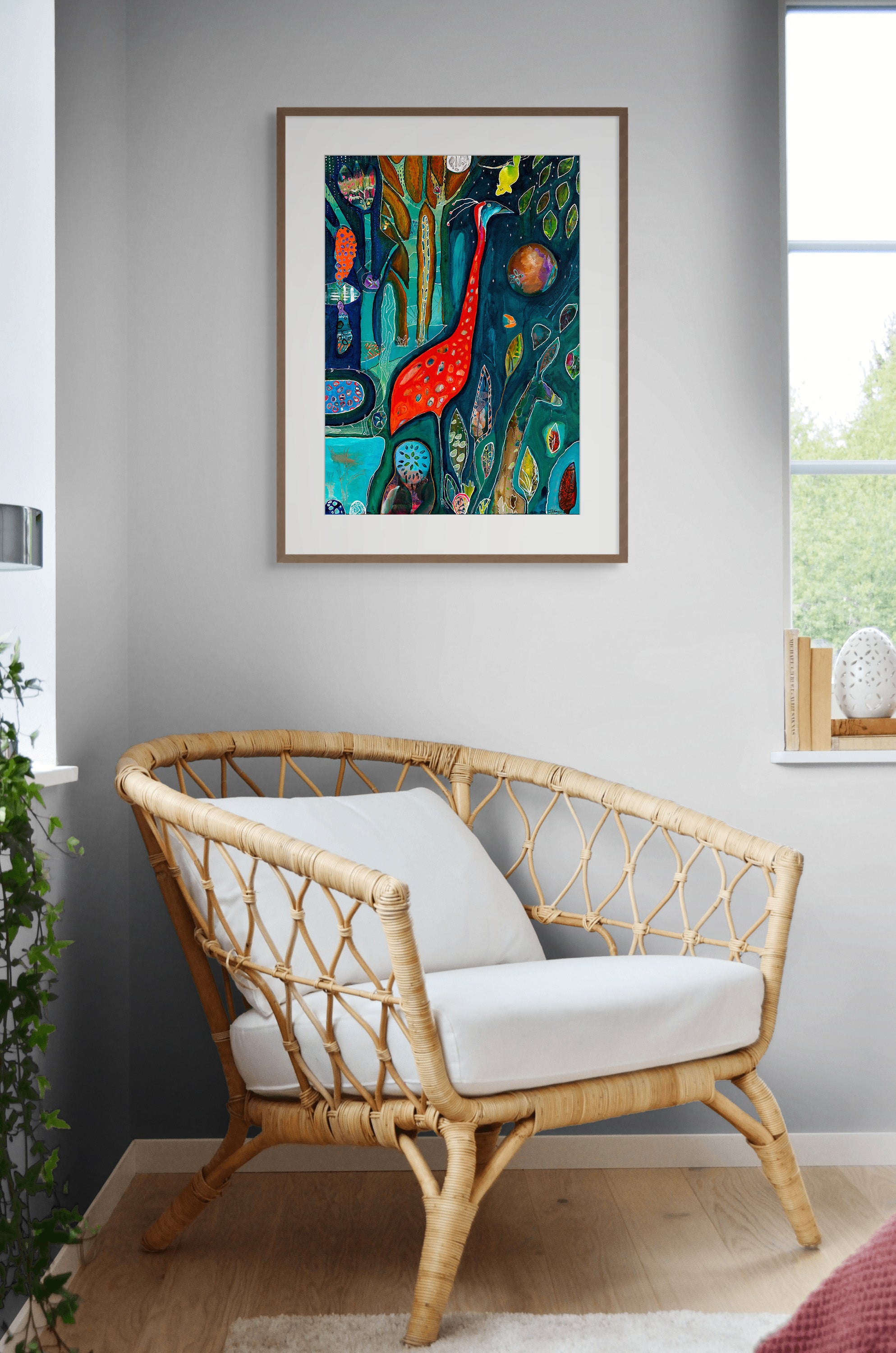 That fucking emu is in the garden again, Troy by Julia Garry