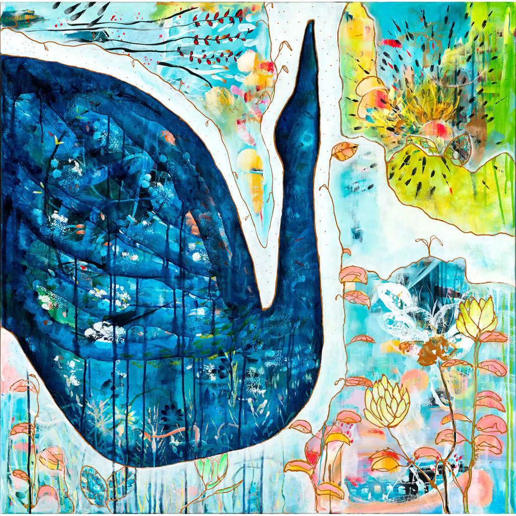 Blue Swan by Julia Garry