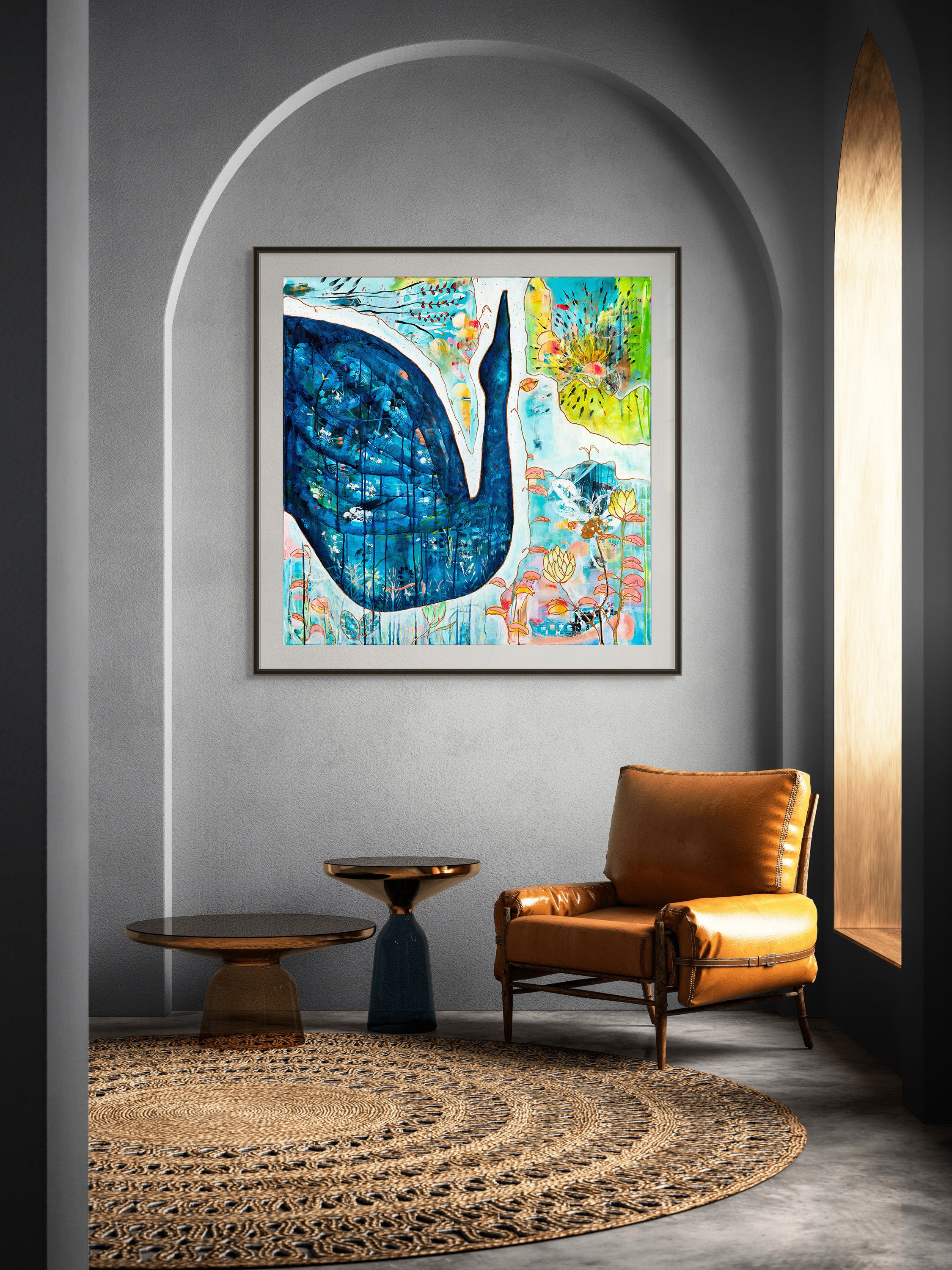 Blue Swan by Julia Garry