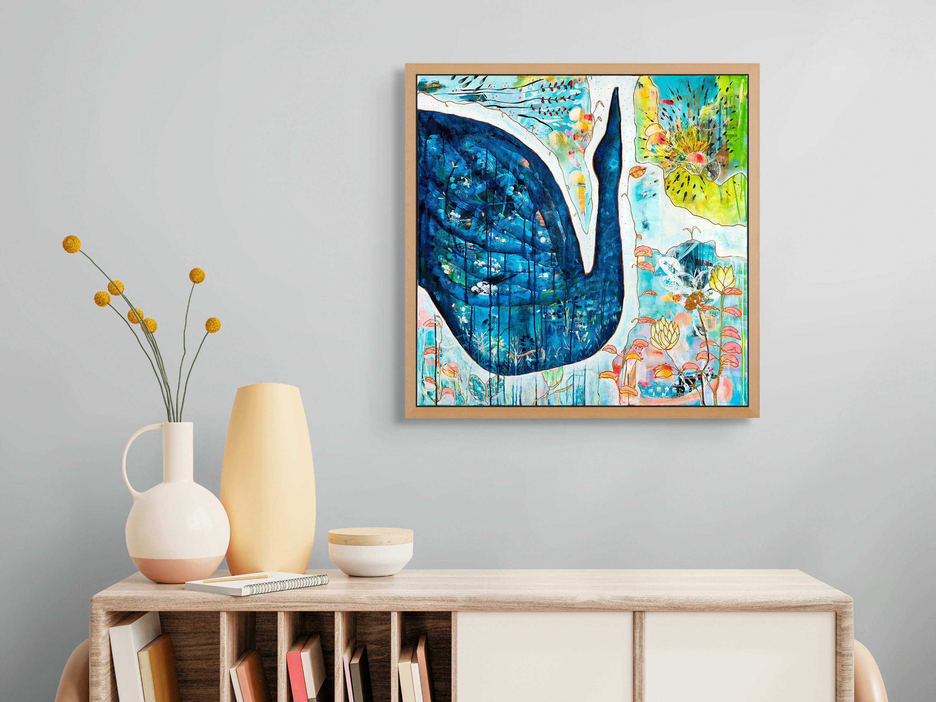 Blue Swan by Julia Garry