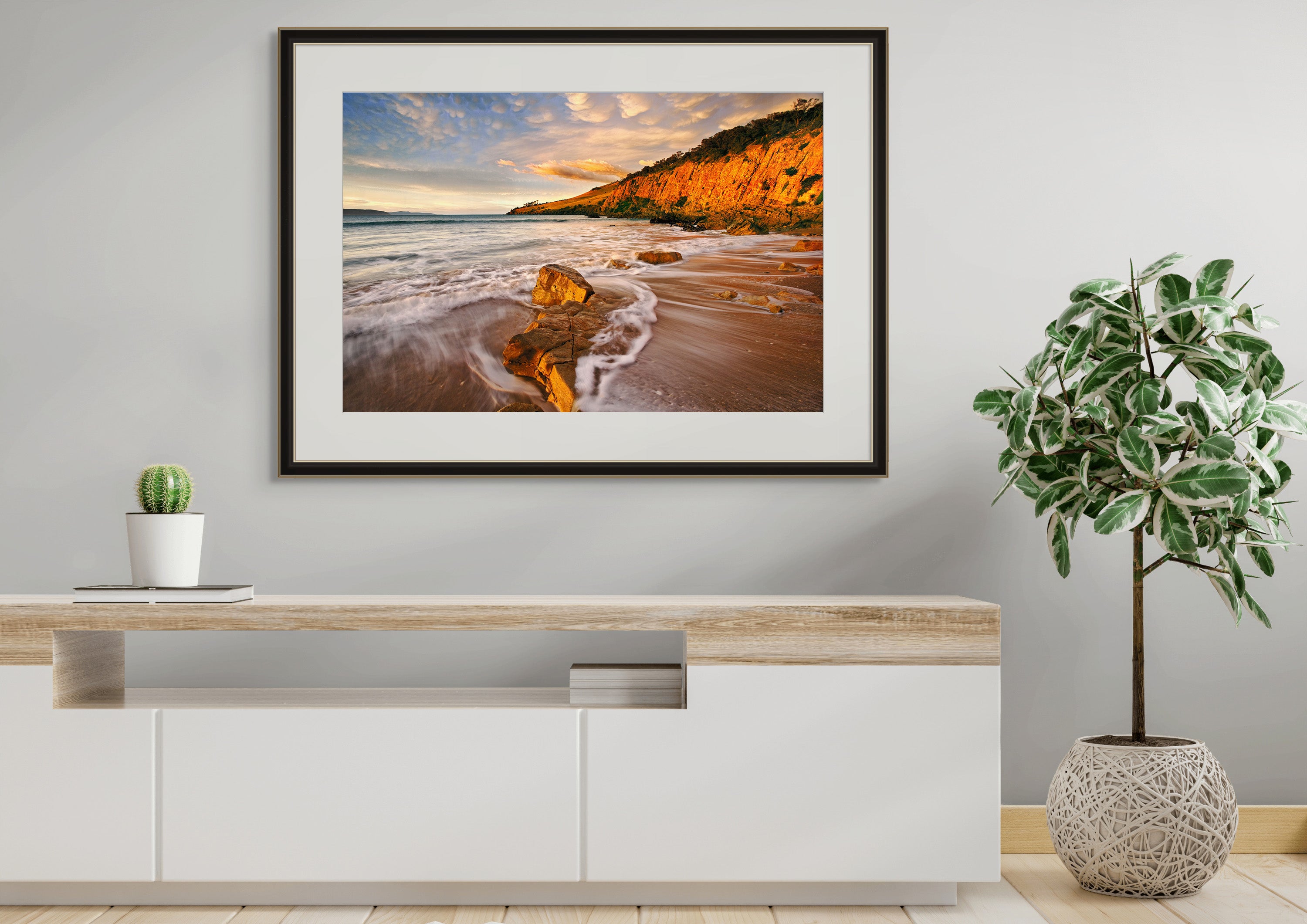 Sunrise, Clifton Beach, Tasmania by Dennis Harding