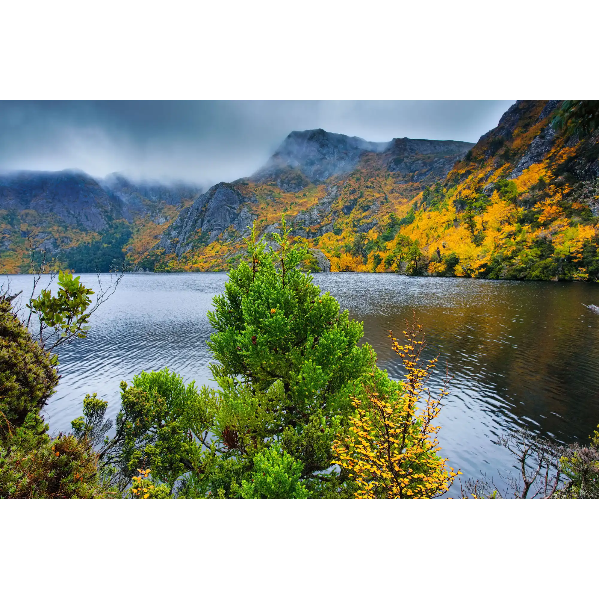 Crater Lake, Cradle Mountain, Tasmania by Dennis Harding