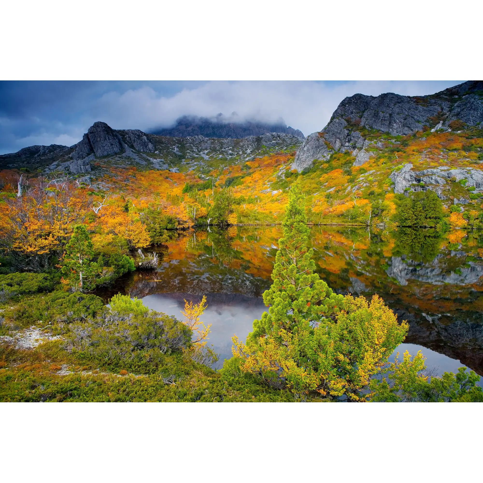 Suttons Tarn, Cradle Mountain by Dennis Harding