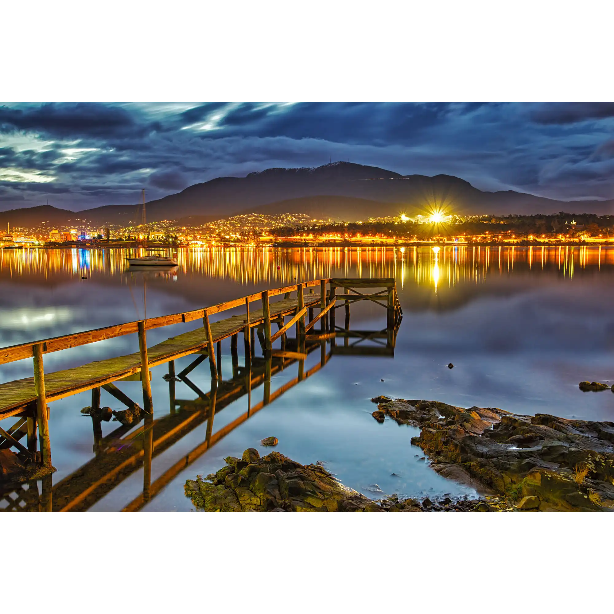Hobart from Bellerive by Dennis Harding
