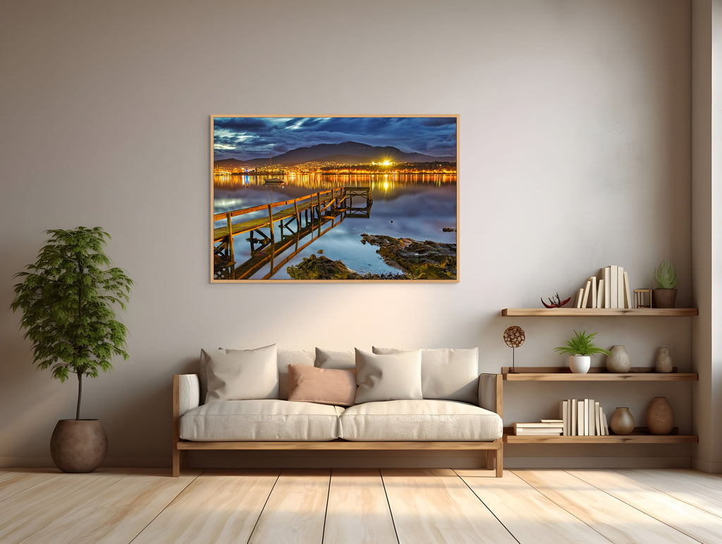 Hobart from Bellerive by Dennis Harding