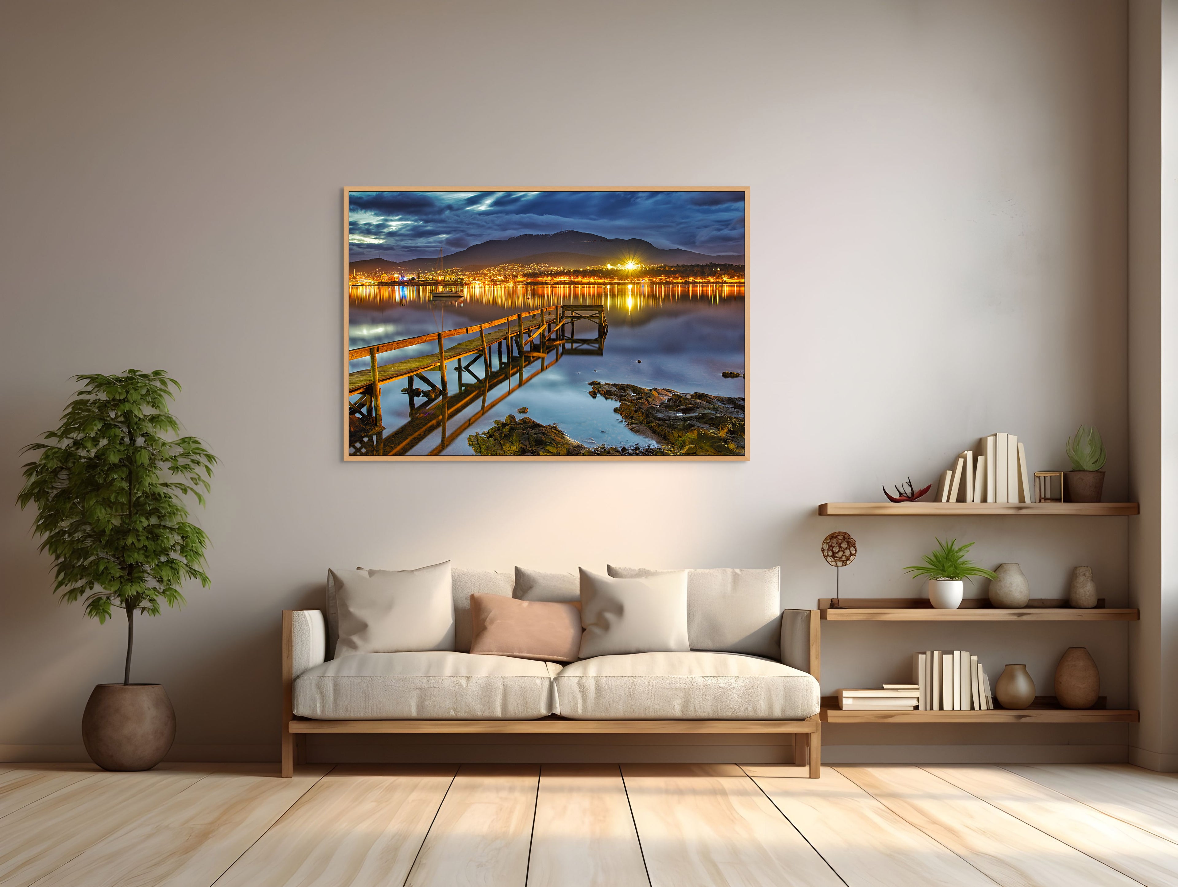 Hobart from Bellerive by Dennis Harding