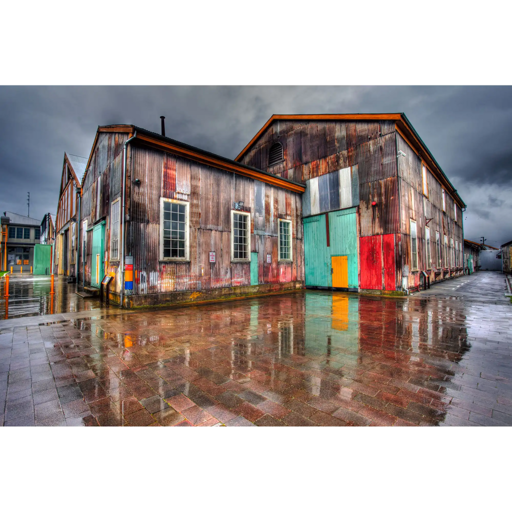 Tram sheds, Inveresk Precinct, Launceston Tasmania by Dennis Harding