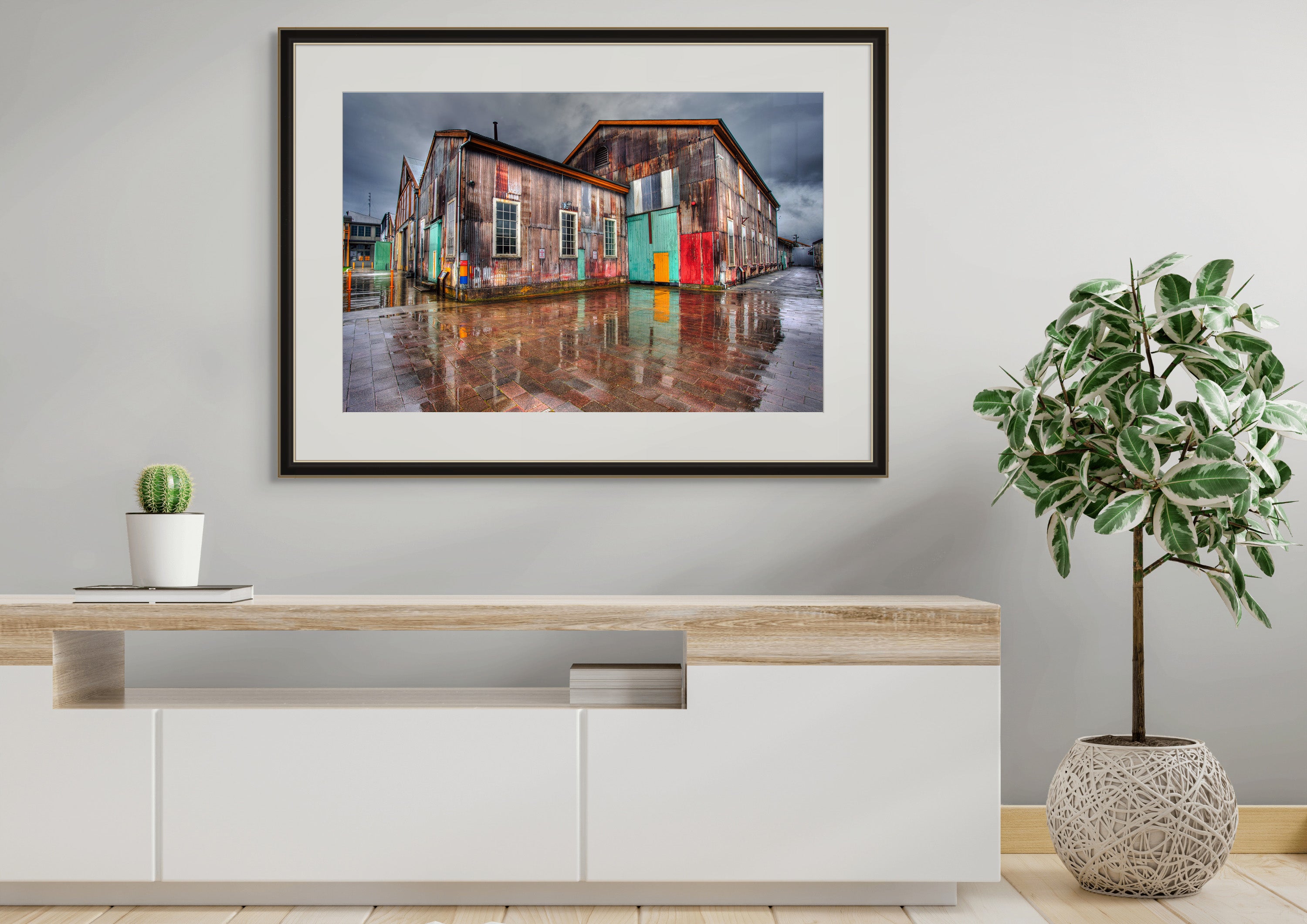 Tram sheds, Inveresk Precinct, Launceston Tasmania by Dennis Harding