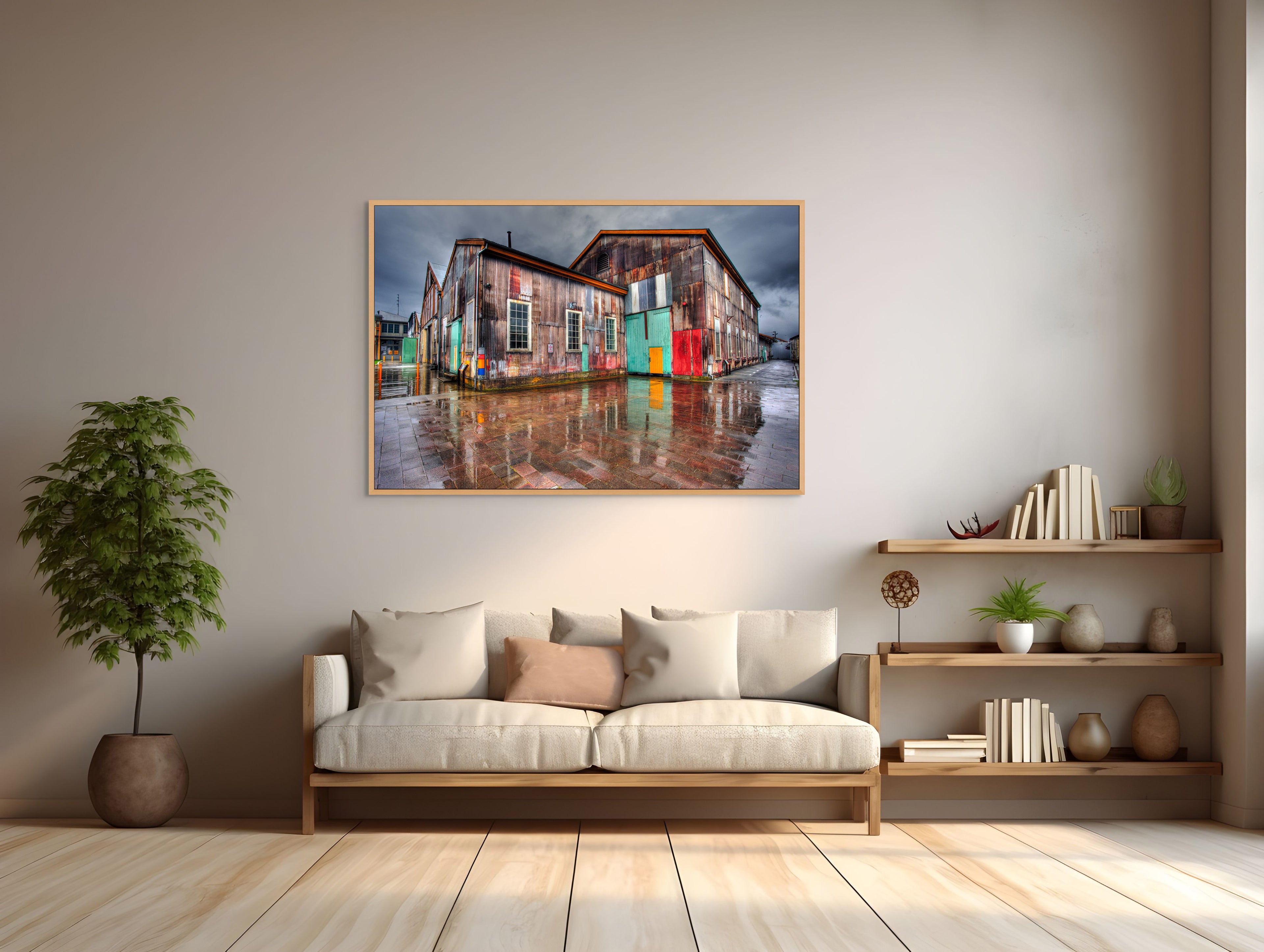Tram sheds, Inveresk Precinct, Launceston Tasmania by Dennis Harding