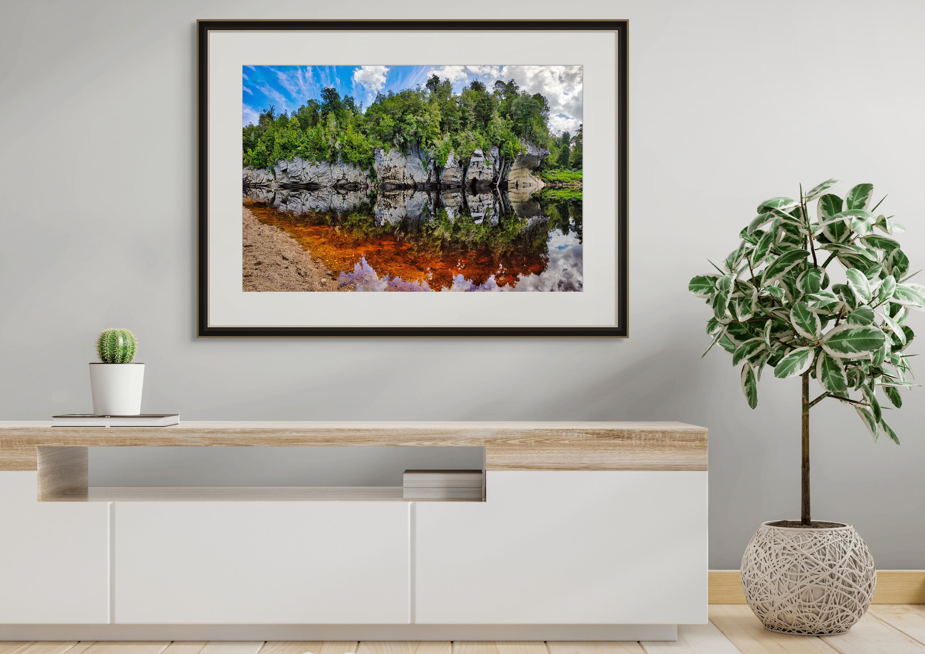 Verandah Cliffs, Franklin River, Tasmania by Dennis Harding
