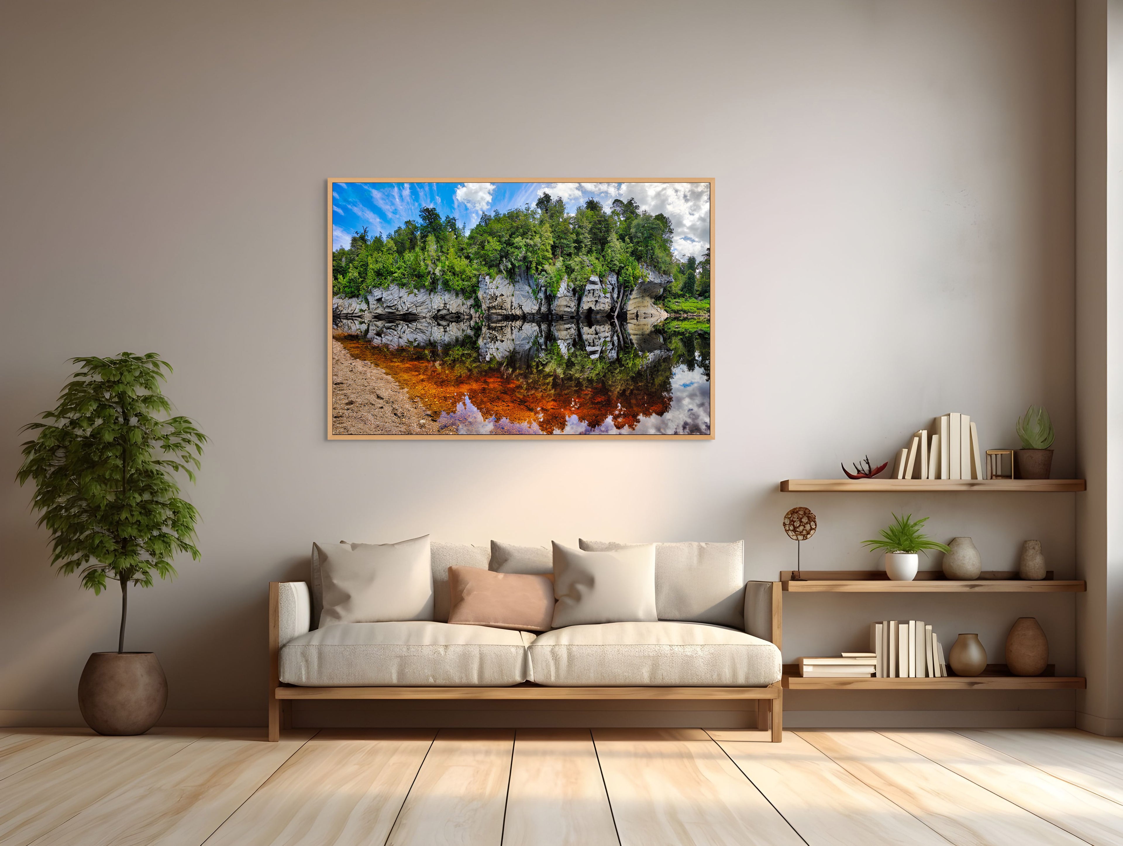 Verandah Cliffs, Franklin River, Tasmania by Dennis Harding