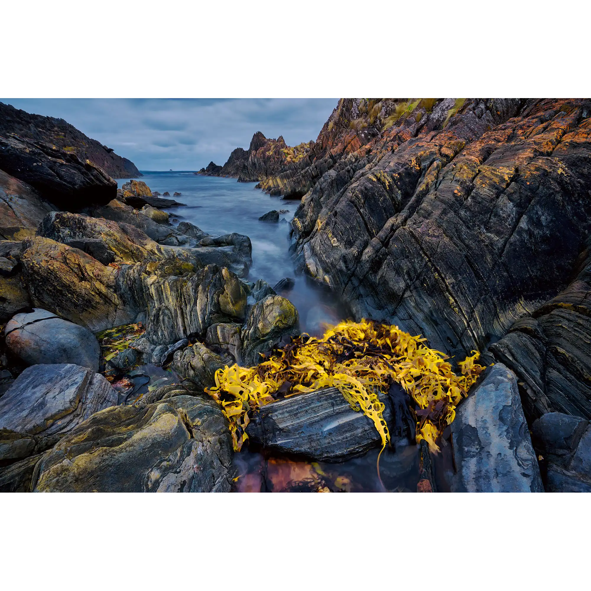 Near Sarah Anne Rocks, Tasmania by Dennis Harding