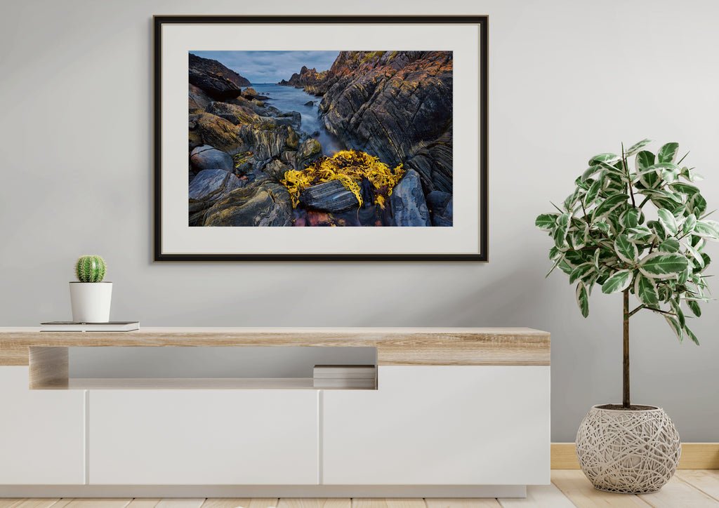 Near Sarah Anne Rocks, Tasmania by Dennis Harding