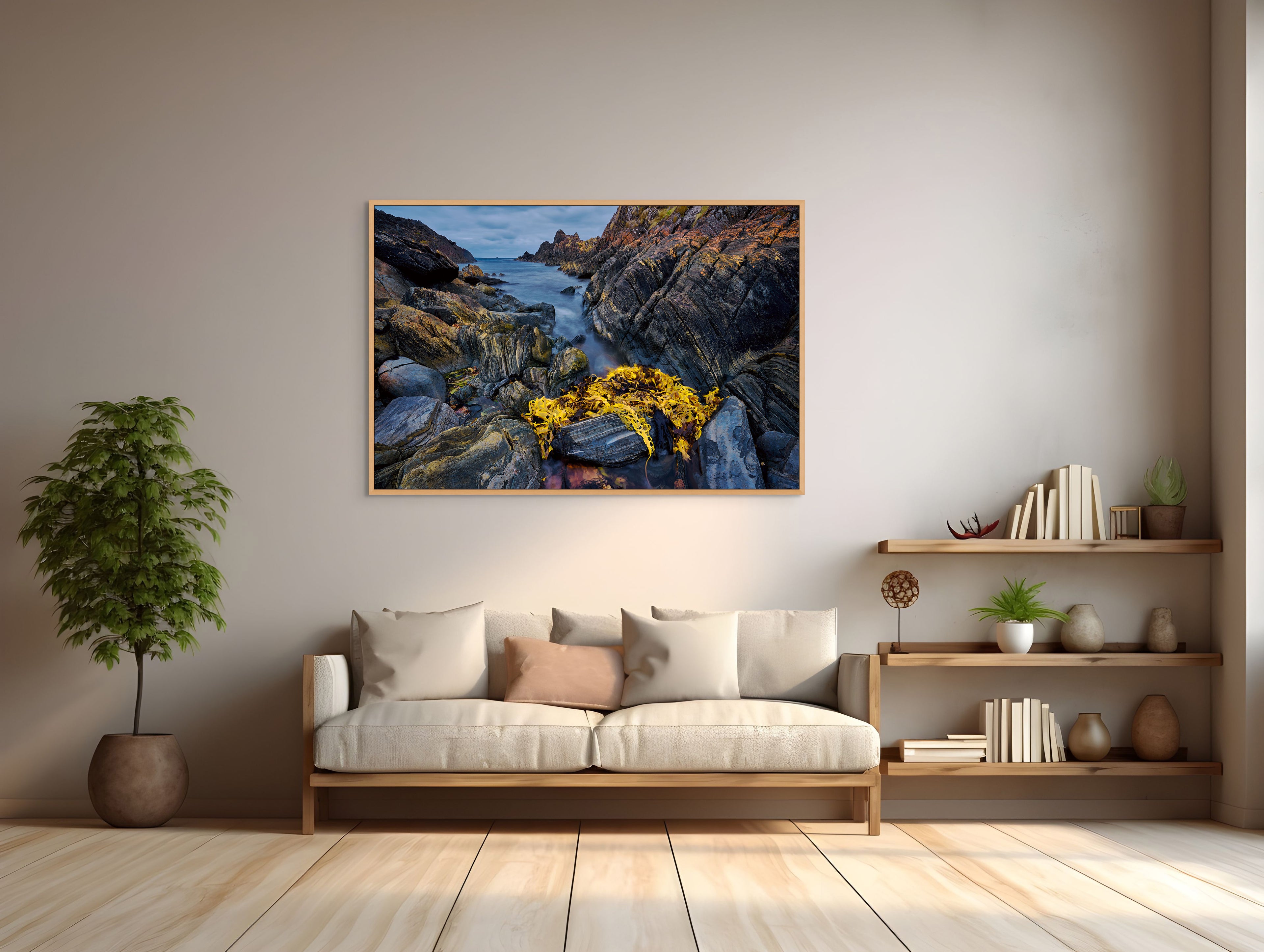 Near Sarah Anne Rocks, Tasmania by Dennis Harding