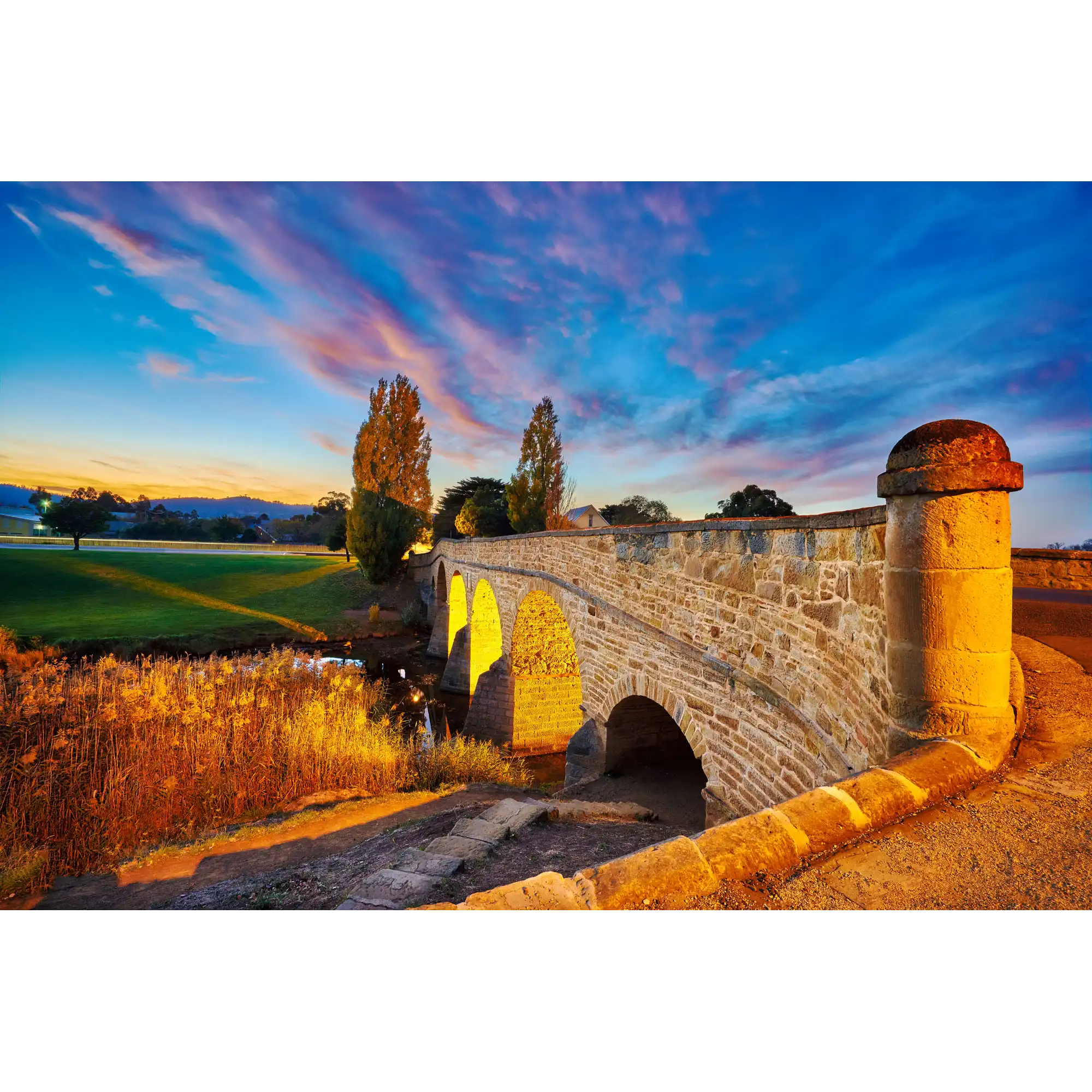 Richmond Bridge at sunrise, Tasmania by Dennis Harding