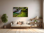 Meander Valley cascade, Great Western Tiers, Tasmania by Dennis Harding
