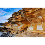 Painted Cliffs, Maria Island National Park by Dennis Harding